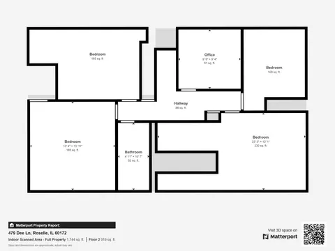 Floorplan - 479 Dee Ln, Roselle, IL 60172 photo 2 of 2