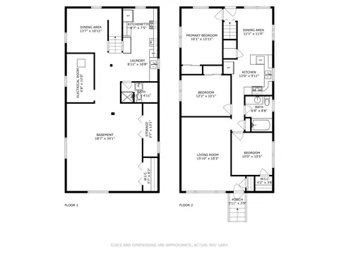 Floorplan - 4856 Washington St, Hillside, IL 60162 photo 1 of 1