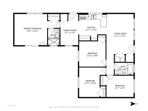 Floorplan - 2229 167th St, Hazel Crest, IL 60429 photo 1 of 1