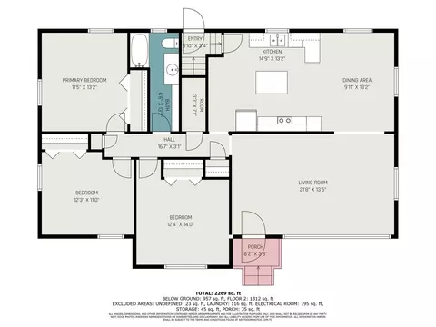 Floorplan - 18621 Burnham Ave, Lansing, IL 60438 photo 2 of 2