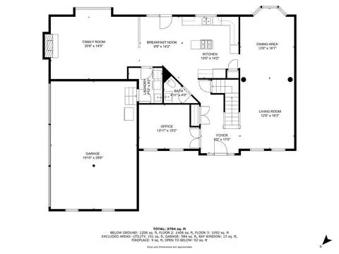 Floorplan - 3547 Tournament Dr, Elgin, IL 60124 photo 1 of 3