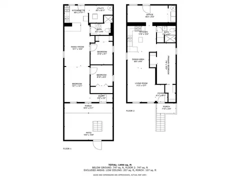 Floorplan - 3522 S Honore St, Chicago, IL 60609 photo 3 of 3
