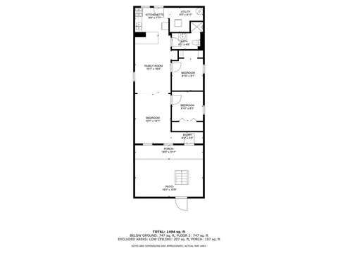 Floorplan - 3522 S Honore St, Chicago, IL 60609 photo 1 of 3