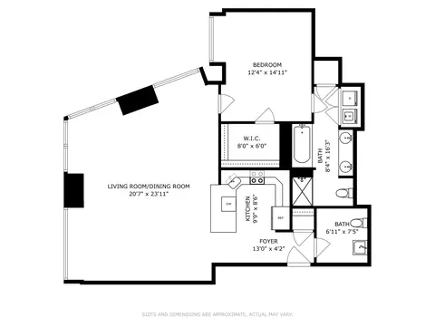 Floorplan - 57 E Delaware Pl #1801, Chicago, IL 60611 photo 1 of 1