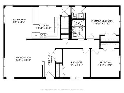 Floorplan - 16404 Wood St, Markham, IL 60428 photo 2 of 3