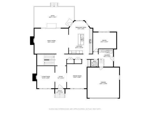 Floorplan - 630 Forest Rd, Glenview, IL 60025 photo 3 of 4