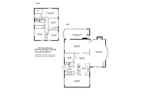 Floorplan - 531 Harvard Ln, Hoffman Estates, IL 60169 photo 1 of 3