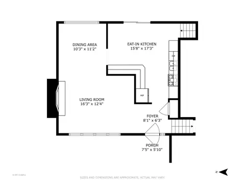 Floorplan - 15205 Pine Dr, Oak Forest, IL 60452 photo 3 of 4