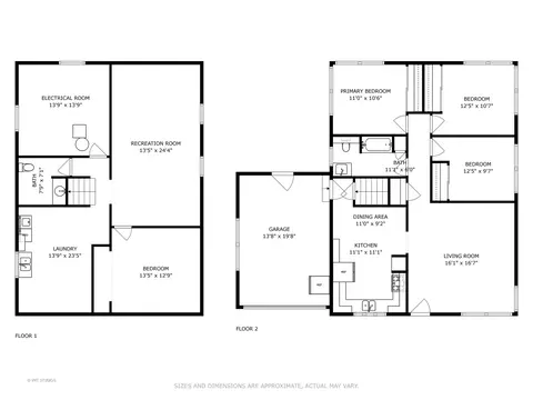 Floorplan - 829 Sheldon Ave, Aurora, IL 60506 photo 2 of 3