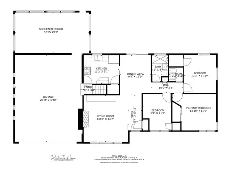 Floorplan - 1726 Glencoe St, Wheaton, IL 60187 photo 2 of 3