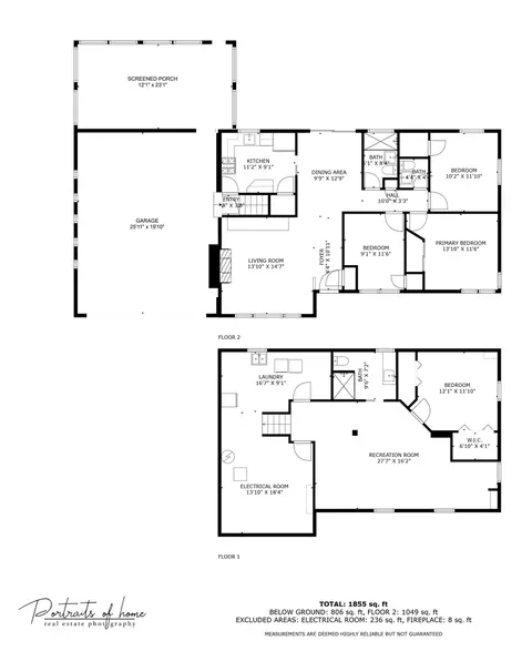 Floorplan - 1726 Glencoe St, Wheaton, IL 60187 photo 1 of 3