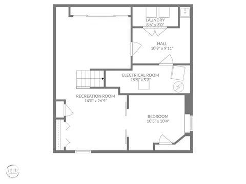 Floorplan - 424 N Willow St, Itasca, IL 60143 photo 3 of 4