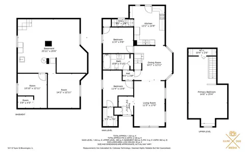 Floorplan - 1611 E Taylor St E, Bloomington, IL 61701 photo 1 of 1
