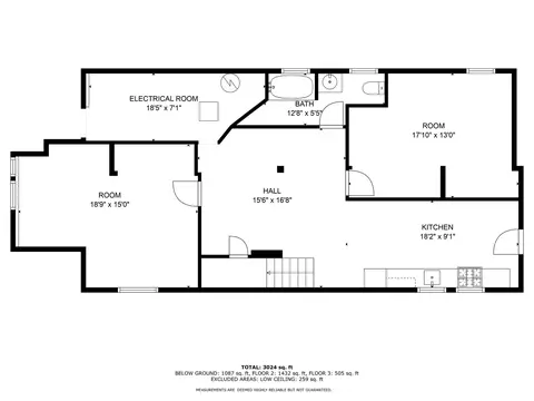 Floorplan - 1339 Willow Ave, Des Plaines, IL 60016 photo 1 of 4