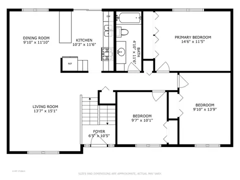 Floorplan - 966 Stuart Dr, Bartlett, IL 60103 photo 2 of 3