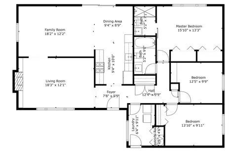 Floorplan - 1215 Windsor Dr, Wheaton, IL 60189 photo 1 of 1