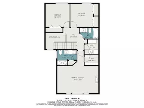 Floorplan - 1615 Spaulding Rd #517, Bartlett, IL 60103 photo 2 of 2