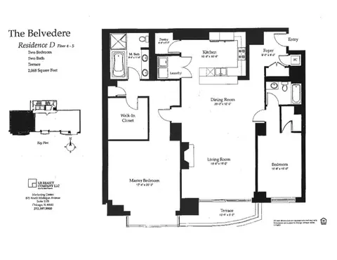 Floorplan - 270 E Pearson St #403, Chicago, IL 60611 photo 1 of 1