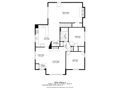 Floorplan - 418 Kipling Ct, Wheaton, IL 60187 photo 1 of 3