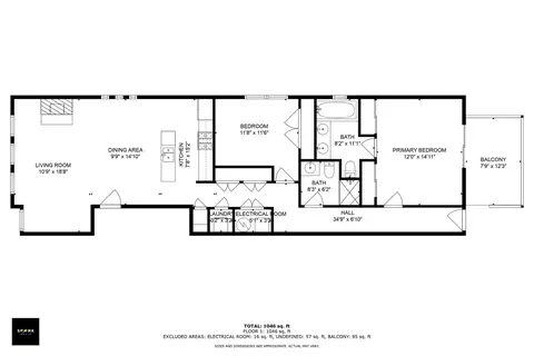 Floorplan - 1261 E 46th St #201E, Chicago, IL 60653 photo 1 of 1