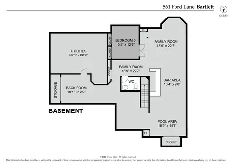 Floorplan - 561 Ford Ln, Bartlett, IL 60103 photo 4 of 4