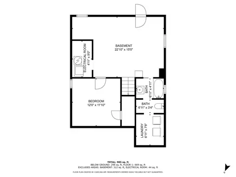 Floorplan - 2121 S 23 Ave, Broadview, IL 60155 photo 2 of 3