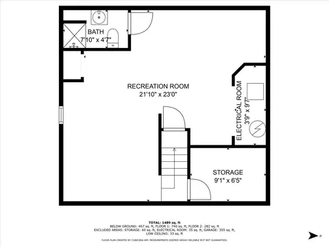 Floorplan - 456 N Jackson Blvd, Hillside, IL 60162 photo 1 of 4