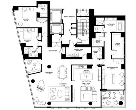 Floorplan - 4 Elm St #6S, Chicago, IL 60611 photo 1 of 1
