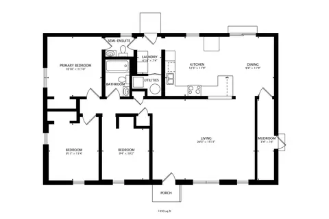 Floorplan - 64 Schoenbeck Rd, Wheeling, IL 60090 photo 2 of 2