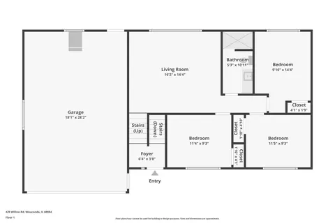 Floorplan - 34686 N Long Ave, Ingleside, IL 60041 photo 1 of 3