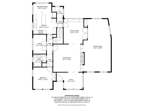 Floorplan - 711 Lakeside Dr, Wheaton, IL 60187 photo 3 of 4