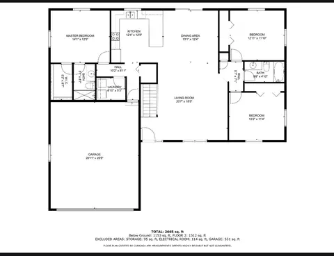 Floorplan - 1661 W Apache Trl, Freeport, IL 61032 photo 1 of 3