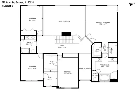 Floorplan - 750 Aster Dr, Gurnee, IL 60031 photo 3 of 4