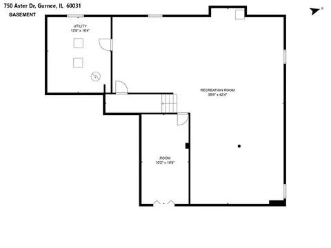 Floorplan - 750 Aster Dr, Gurnee, IL 60031 photo 4 of 4