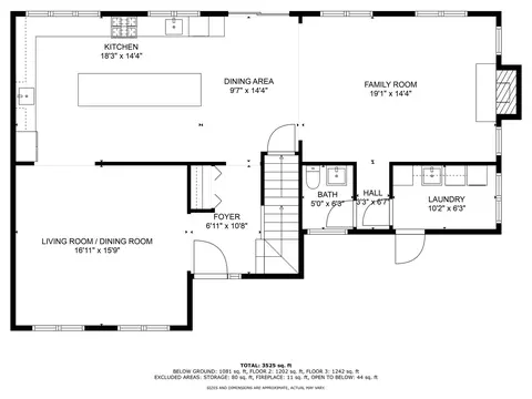 Floorplan - 3831 Celeste Ln, Naperville, IL 60564 photo 2 of 4