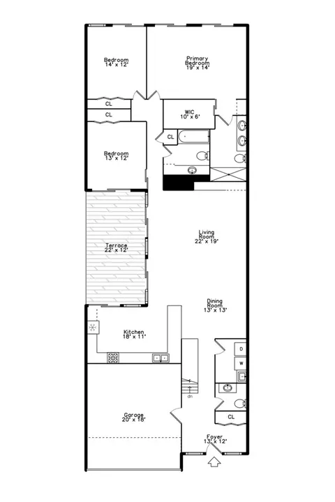 Floorplan - 1739 Seton Rd, Northbrook, IL 60062 photo 2 of 3
