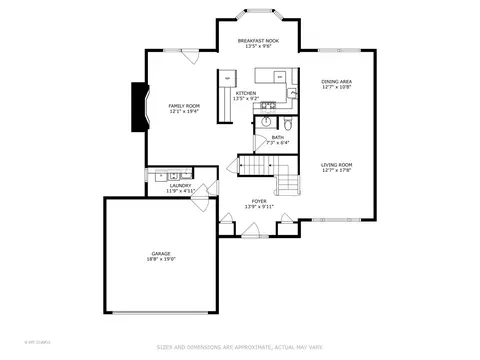 Floorplan - 731 Garth Rd, Wheeling, IL 60090 photo 3 of 4