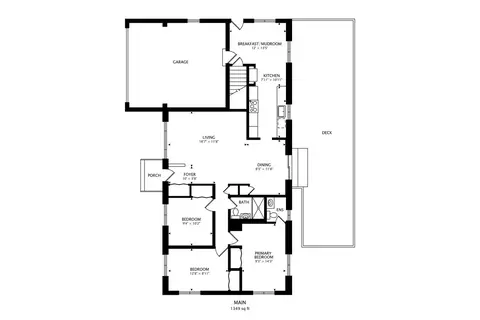Floorplan - 1107 Clark Ln, Des Plaines, IL 60016 photo 1 of 2
