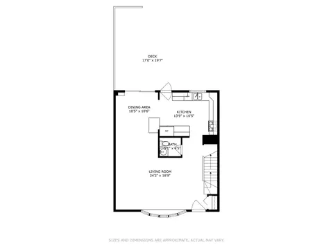 Floorplan - 8842 Dee Rd #B, Des Plaines, IL 60016 photo 2 of 4