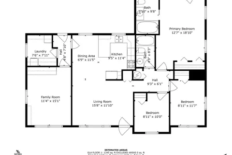 Floorplan - 1916 Clover Ln, Champaign, IL 61821 photo 2 of 2