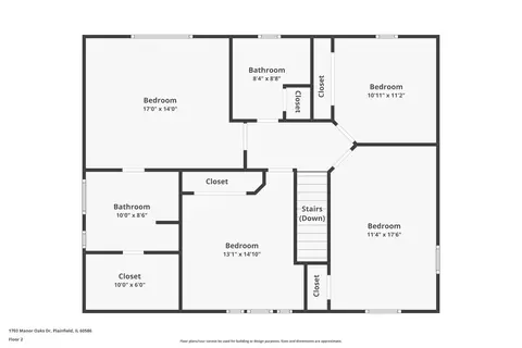 Floorplan - 1703 Manor Oaks Dr, Plainfield, IL 60586 photo 4 of 4