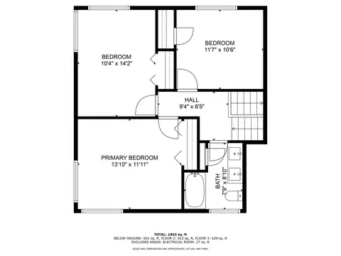 Floorplan - 519 Bedford Ln, Des Plaines, IL 60016 photo 2 of 4