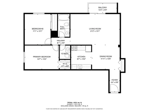 Floorplan - 238 E Bailey Rd #G, Naperville, IL 60565 photo 1 of 1