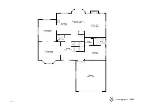 Floorplan - 562 Warwick Rd, Deerfield, IL 60015 photo 1 of 3