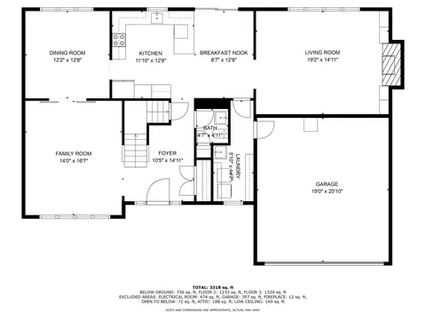 Floorplan - 19332 Emerald Ct, Mokena, IL 60448 photo 1 of 4