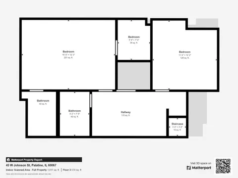 Floorplan - 45 W Johnson St, Palatine, IL 60067 photo 3 of 4