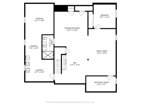 Floorplan - 617 Hillside Rd, Glenview, IL 60025 photo 4 of 4