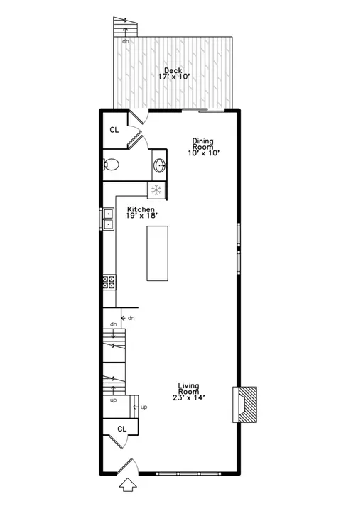 Floorplan - 4055 N Drake Ave, Chicago, IL 60618 photo 2 of 3