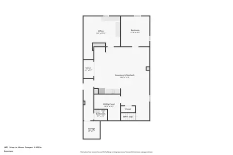 Floorplan - 1821 E Cree Ln, Mount Prospect, IL 60056 photo 2 of 2