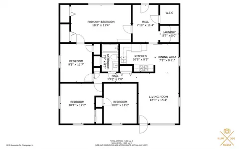 Floorplan - 2015 Greendale Dr, Champaign, IL 61821 photo 1 of 1